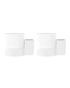 Bangcheer - Soporte de pared para TP-Link, Deco X20 X60 X50 X55 WiFi 6 soporte de pared con organizador de cables, sistema WiFi de malla para el hogar, soporte resistente que ahorra espacio TP-Link router soporte de pared (paquete de 2)