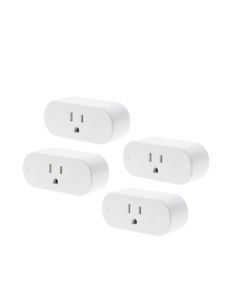 Shelly Plus Plug US | Enchufe inteligente WiFi y Bluetooth con Мonitoreo de Еnergía | Automatización del hogar | Aplicación iOS Android | Compatible con Alexa, SmartThings y Google Home (4 Pack)