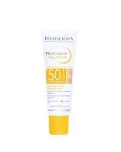 BIODERMA, Protector Solar, Photoderm Max Aquafluido Tono Dorado, FPS50+, Sensación Humectante y Matificante, 40ML
