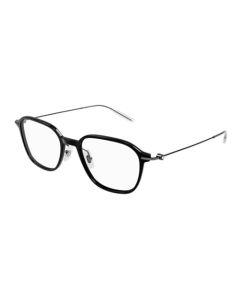 anteojos de sol Montblanc MB 0207 O- 001 Negro/Transparente Gunmetal, Negro/Transparente/Gunmetal, 52/18/145