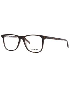 anteojos de sol Montblanc MB 0174 O- 002 Havana/Transparente, Negro -