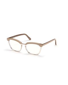 Tom Ford FT5550-B 072 Women's Full Rim Shiny Pink Frame Eyeglasses