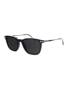 Tom Ford Arnaud Black/Gray Lens Solid Polarized Sunglasses
