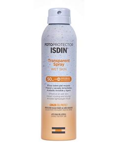 Isdin Fotoprotector spf 50+ Transparent Spray Wet Skin, 250 ml - Protectores Solares