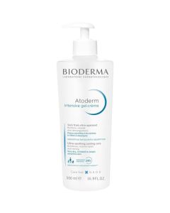 Bioderma | Atoderm Intensive Gel Crema 500ml Ultraligera Y Fresca | Restaura la barrera cutánea para piel seca a atópica