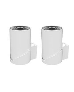 SONGCHEER Soporte de pared para estante de enrutador Tp Link Deco X68 XE75 XE75 Pro AXE5400 Deco Mesh WiFi 6E Soporte de enrutador Soporte Estante Organizador de cables con kit de montaje de tornillo (blanco, paquete de 2)