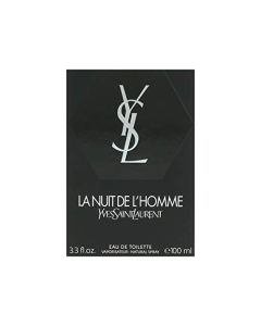 Yves Saint Laurent La Nuit de l'Homme Spray para Hombre, 3.3 Oz/100 ml