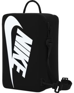 Nike SHOE BOX BAG SMALL - PRM, BLACK/BLACK/(WHITE), One Size