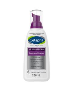 CETAPHIL PRO AC Dermacontrol 1 pz 236 ml Reduce los Niveles de Sebo Recomendada por Dermatólogos para Piel Sensible