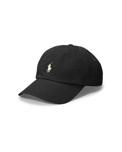 Ralph Lauren - Gorro deportivo para hombre, diseño de pony, talla única, color negro (pony blanco)), Negro -, One Size