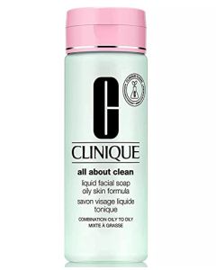 Clinique Liquid Facial Soap Oily Skin Formula, 200 ml, 1 Cuenta