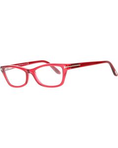 TOM FORD anteojos FT5265 068 Rojo 53MM, Rojo -, 53