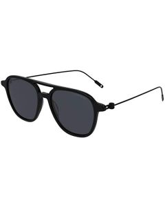 Mont Blanc - MB0003S, Piloto acetato hombre, Negro -, 53