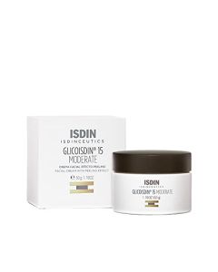 ISDIN Glicoisdin 15 moderate, crema facial con efecto peeling y acido glicolico, hidratacion y elasticidad para tu piel, 50ml