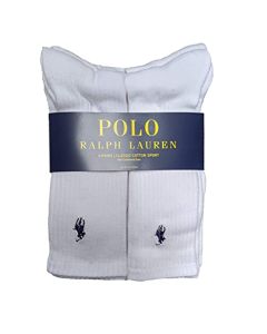 Polo Ralph Lauren Men's Classic Ribbed Crew Socks - 6 Pack