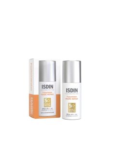 ISDIN FotoUltra Age Repair Fusion Water SPF 50, Protector Solar Facial de fase acuosa | triple acción anti-fotoenvejecimiento, 50ml