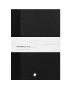2 Montblanc Fine Stationery Notebooks #146 Slim, black, lined for Augmented Paper