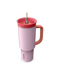 Owala Peachy Rose - Vaso de acero inoxidable, 40 onzas, 1 EA