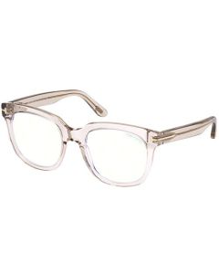 Tom Ford FT5537 Light Pink/Clear Lens Eyeglasses