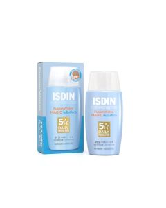 ISDIN fotoprotector fusion water pediatrics spf 50, protector solar facial para ninos, textura ultraligera, no irrita los ojos, 50ml