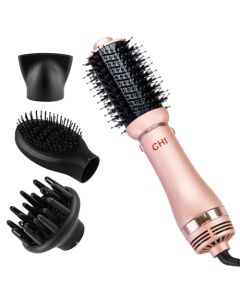CHI Volumizer - Cepillo de soplado 4 en 1, oro rosa