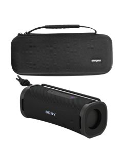 Sony SRSULT10B ULT FIELD Series Altavoz (negro) paquete con carcasa rígida de viaje y funda protectora para altavoces Bluetooth (2 artículos)