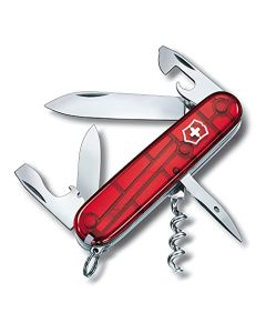 Victorinox Navaja Spartan, Roja Transparente, 12 Usos