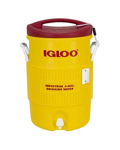 IGLOO Termo, Capacidad DE 5 GAL (18,92 L), Serie 400, Amarillo, Blanco, Rojo, Blanco IG7003