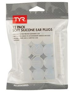TYR Soft Silicone Ear Plugs 6 Pair Pack