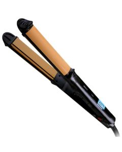 CHI Air Expert Classic Tourmaline Ceramic 3-in-1 Styling Iron with Free Thermal Mat Black 1 Inch Rounded Barrel, 1 lb.