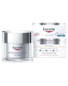 Eucerin Crema día FPS 30+ anti arrugas ácido hialurónico Hyaluron Filler,50ml