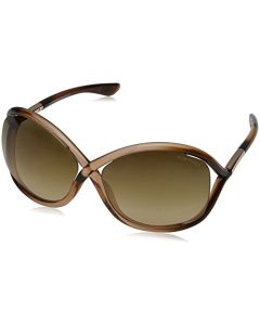 Tom Ford Whitney Tf9 74f Metallic Brown Gradient Sunglasses