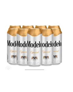 Cerveza Clara Modelo Especial tipo Pilsner 24 latones de 473ml, aroma a azahar y sabor a lúpulo fresco