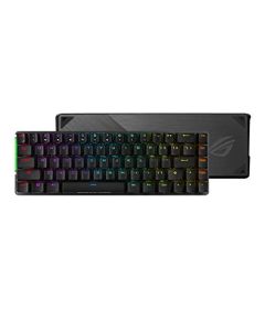 Asus ROG Falchion Wireless 65% Teclado mecánico para Juegos | 68 Teclas, Aura Sync RGB, batería extendida, Panel táctil Interactivo, Teclas PBT, interruptores Cherry MX Brown, Funda para Teclado
