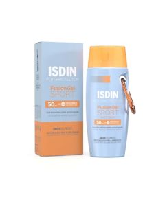 ISDIN Fotoprotector Fusion Gel Sport SPF 50+, Protector Solar Corporal en gel ideal para practicar deporte, 100ml