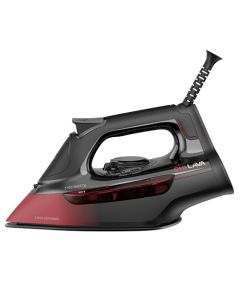 CHI Steam Iron for Clothes with 300+ Holes for Powerful Steaming, Temperature Guide Dial, 1700 Watts, XL 10’ Cord, 3-Way Auto Shutoff, Lava Infused Ceramic Soleplate, Black