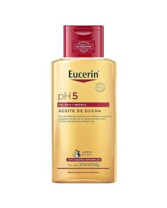 Eucerin Ph5 Aceite de Ducha para Piel Sensible o Seca, 200 ml