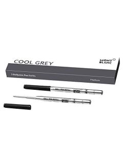 Montblanc 2 refill per penna a sfera (M) Cool Grey-grigio 124519