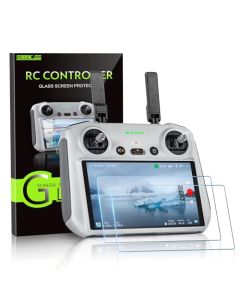 STARTRC - Protector de visualización de vidrio templado Mini 4 Pro HD para DJI Mini 4 Pro/Air 3/Mavic 3 Pro/Mini 3/Mini 3 Pro/Air 2S RC/RC 2 Accesorios de control remoto (paquete de 2)