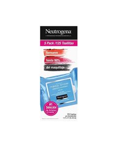 Toallitas Removedoras De Maquillaje Neutrógena 5 Pack / 125
