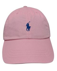 Polo Ralph Lauren - Gorra de algodón chino para hombre (as1, Alpha, talla única, color rosa clavel), Rosado (Carnation Pink)