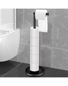 sunzone Soporte para Papel higiénico, Soporte para Papel higiénico de Acero Inoxidable, Soporte Independiente para Almacenamiento de Papel higiénico, Soporte para Papel higiénico para baño