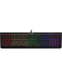 HyperX Alloy Core RGB – Teclado gamer español de membrana – Teclas silenciosas y rápidas con iluminación dinámica RGB, Resistente a derrames, Compatible con Windows 10/8.1/8/7 – Teclas Español Latam