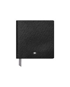 Montblanc Fine Stationery 118036 - Cuaderno de piel con forro (14 x 9 cm), color negro