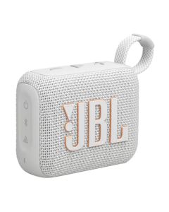 JBL Go 4 Bocina Portátil Bluetooth, 4.2W de Potencia, Reproducción 7 Horas, Resistente al Agua y al Polvo IP67 - Blanco