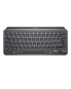 Logitech MX Keys Mini Teclado Inalámbrico Minimalista Iluminado, Compacto, Bluetooth, Retroiluminado, USB-C, Compatible con Apple macOS, iOS, Windows, Linux, Android, de Metal - Grafito