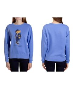 Polo Ralph Lauren Bear In Paris Bear In Paris Bear Sudadera Suéter Jersey Jersey Jersey Blue New Season (as3, Alpha, X_s, Regular, Regular), azul