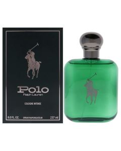 Ralph Lauren Polo Green Cologne Intense Spray Men 8 oz
