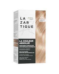 Lazartigue La Couleur Absolue 9.00 Rubio muy claro - Tinte permanente para el cabello con extractos botánicos - Color y brillo nutritivos - Libre de amoníaco, PPD, resorcinol, aceites minerales y