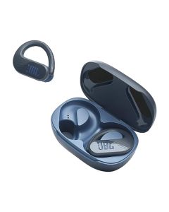 JBL Endurance Peak 3 - Auriculares Activos inalámbricos Verdaderos con potenciador de Gancho para los oídos, IP68 a Prueba de Polvo y Agua, hasta 50 Horas de duración de la batería - Azul